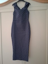 Ladies blue polka for sale  GLASGOW