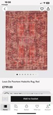 Louis poortere rug for sale  EPPING