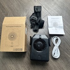 Ventilador portátil 10000mAh recarregável, mini ventilador de cintura com tempo máximo de trabalho 24H comprar usado  Enviando para Brazil