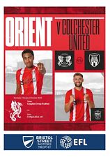 LEYTON ORIENT v COLCHESTER UNITED 8 de outubro de 2024 EFL BSM Trophy FAN edition comprar usado  Enviando para Brazil