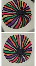 Usado, Travesseiro de sofá vintage retrô meados do século moderno colorido redondo década de 1960 comprar usado  Enviando para Brazil