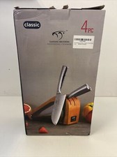 Conjunto de facas de cozinha Nanfang Brothers Damasco com bloco de cinzas da Manchúria, 4 peças comprar usado  Enviando para Brazil