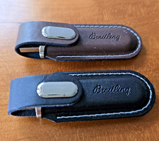 ZWEI/TWO BREITLING USB STICKS LEATHER BLACK/BROWN  GMT AND BENTLEY BARNATO 2011!, usado comprar usado  Enviando para Brazil