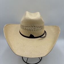 Chapéu de cowboy Cody James masculino 50X gravata fita palha faroeste, natural tamanho 7 comprar usado  Enviando para Brazil