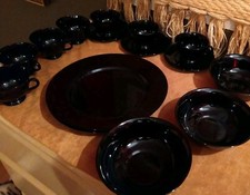 Arcoroc black dish for sale  North Port