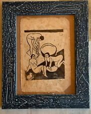 Xilografia firmata max usato  Umbertide