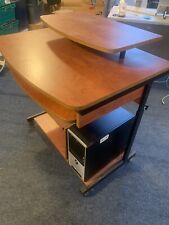 OFFICE Workstation Desk IT Computer Table 5 LEVEL 95cm OnWheels Study Desk BROWN comprar usado  Enviando para Brazil