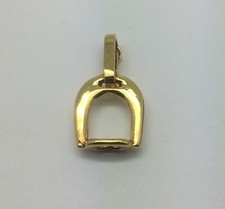 Pendentif plaque 18k d'occasion  Paris XV