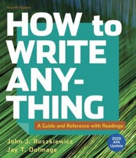 Usado, How to Write Anything with Readings with 2020 APA Update: A Guide and Reference comprar usado  Enviando para Brazil