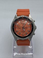 Casio AMW-380 45mm Caixa Mostrador Laranja Pulseira Cronógrafo Nova Bateria LEIA EM EXCELENTE ESTADO USADO comprar usado  Enviando para Brazil