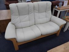 sofa cream 2 seats for sale  WAKEFIELD