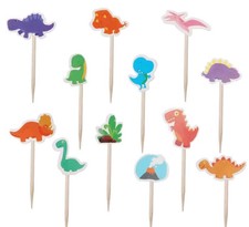 Dinosaur cupcake picks for sale  IPSWICH