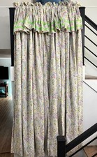 Painéis forrados de cortina personalizados rosa azul verde estampa paisley 2 a 77 x 102 comprar usado  Enviando para Brazil