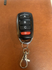 Security Key Fob Remote 433MHz Gate Door Access Control 4 Button ABCD Keychain comprar usado  Enviando para Brazil