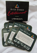 Dinner entertainment coasters for sale Dinner entertainment coasters for sale  BALDOCK