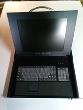 Monitor LCD e teclado de montagem em rack para servidor comprar usado  Enviando para Brazil