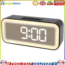 Digital Alarm Clock Night Light Table Clock Bedside Desk Clock for Home Bedroom comprar usado  Enviando para Brazil