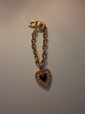 Bracelet breloque coeur d'occasion  Le Petit-Quevilly