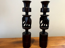 Pair carved african for sale  THETFORD