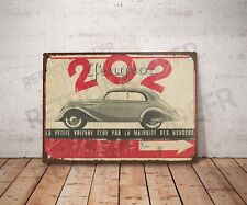 Plaque métal vintage d'occasion  Mer
