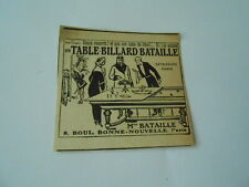 Advertising 1926 billiard d'occasion  Expédié en Belgium