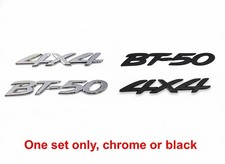CONJUNTO DE CRACHÁS BT-50 BT50 4X4, preto ou prata comprar usado CONJUNTO DE CRACHÁS BT-50 BT50 4X4, preto ou prata comprar usado  Enviando para Brazil