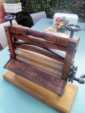 Antique wooden mangle for sale  SOLIHULL