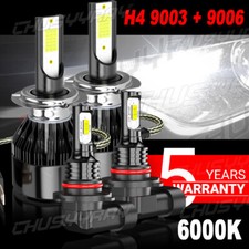 Para Para Toyota Tundra 2000-2006 Kit de Faros LED Hi / Lo Beam + Luz antiniebla comprar usado  Enviando para Brazil