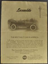 1911 locomobile brochure for sale  Olympia