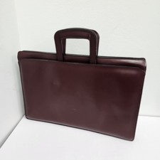 portfolio leather burgundy for sale  Pasadena