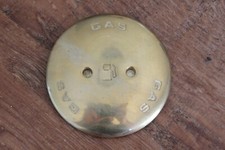 Capa marcador vintage latão gasolina tampa de combustível 3,5" comprar usado  Enviando para Brazil