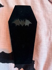 Black velvet coffin for sale  SOUTHAMPTON