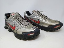Tênis Nike Shox Turbo Masculino Tamanho 13 Prata Vermelho Cinza Corrida 555341-060 comprar usado  Enviando para Brazil