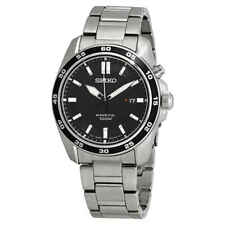 Seiko kinetic black for sale  Brooklyn
