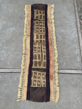 Painel de pano vintage tecido à mão africano Cuba ráfia têxtil 40”X 15” - Bin Yak comprar usado Painel de pano vintage tecido à mão africano Cuba ráfia têxtil 40”X 15” - Bin Yak comprar usado  Enviando para Brazil