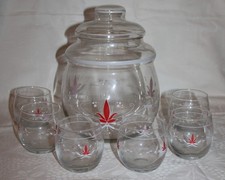 Schöne glas bowle gebraucht kaufen  Leipzig
