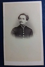 CDV Cadet École Militaire 1865 Dédicacé Uniforme Portrait   Molas Toulouse, usado comprar usado  Enviando para Brazil