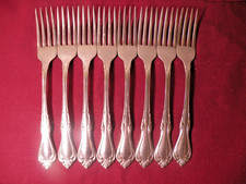 Conjunto de 8 garfos de jantar Oneida CANTATA talheres de aço inoxidável brilhante 7 1/4" comprar usado Conjunto de 8 garfos de jantar Oneida CANTATA talheres de aço inoxidável brilhante 7 1/4" comprar usado  Enviando para Brazil