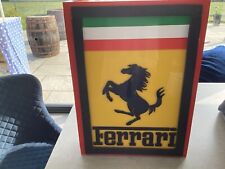 Illuminated ferrari sign for sale  WIGAN