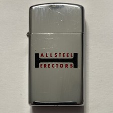 1975 ZIPPO SLIM ISQUEIRO ALLSTEEL ERECTORES CONSTRUÇÃO ASVERTISING comprar usado  Enviando para Brazil