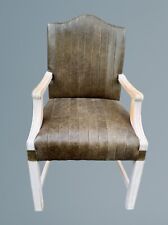 Green leather limed for sale  CONSETT