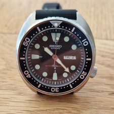 Seiko relógio de mergulho automático 7s26a caixa tartaruga modificada 6309 7040 mostrador Mod, usado comprar usado  Enviando para Brazil