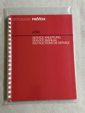 Revox a740 serviceanleitung gebraucht kaufen  München