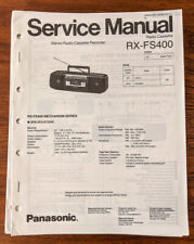 Cassete Rádio Panasonic RX-FS400 Manual De Serviço * Original * comprar usado  Enviando para Brazil