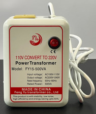 Usado, Transformador Feng Yu 110V converta para transformador de potência 220V #FY15-500VA comprar usado  Enviando para Brazil