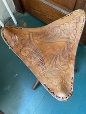 Artisan leather saddle for sale  Christine