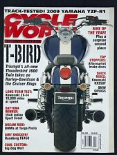 Cycle World Magazine April 2009 Track Tested Yamaha YZF-R1 Kawasaki KX250F BMW, usado comprar usado  Enviando para Brazil