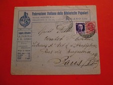 1929 regno pubblicitaria usato  Carpi