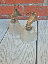 Pair small brass for sale Pair small brass for sale  POOLE