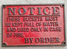 Railway sign fire for sale  WHITSTABLE